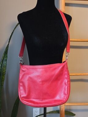 Longchamp Red Crossbody Shoulder Bag